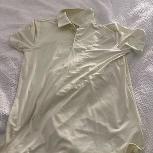 Yellow polo shirt